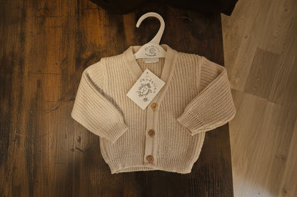 Embroidered Name Cardigan