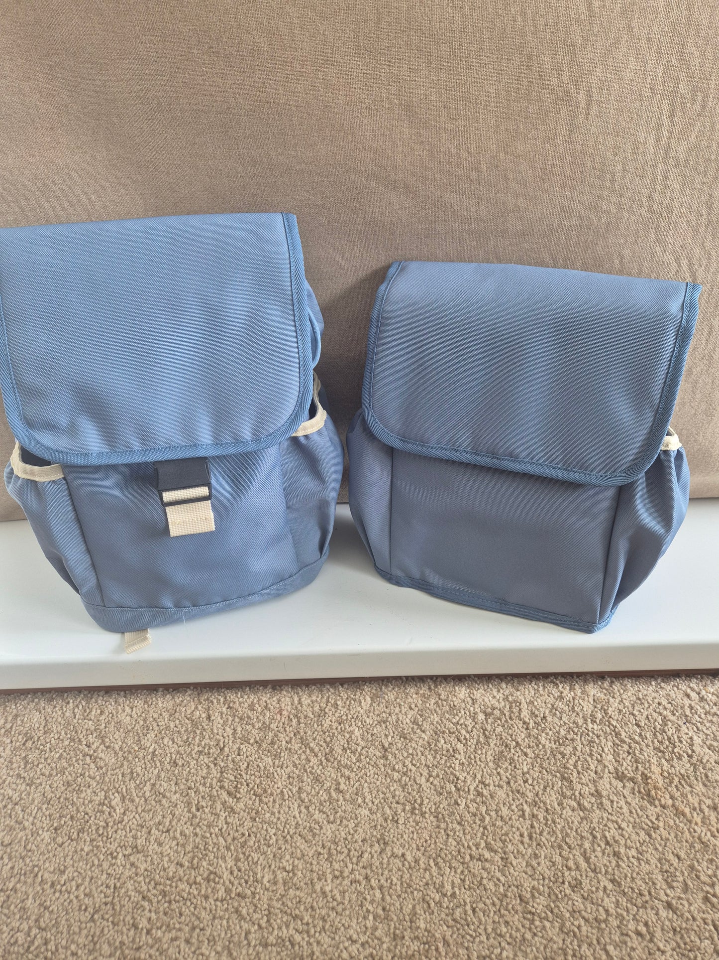 NEW Pastel Embroidered Backpack & Lunch Bag Bundle