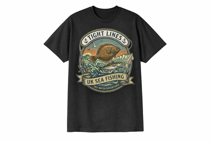 UK Sea Fishing: The "Tight Lines" Range Tshirts