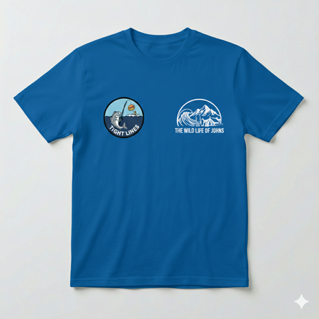 KIDS- The Wild Life Of Johns- TIGHT LINES Range Tshirts