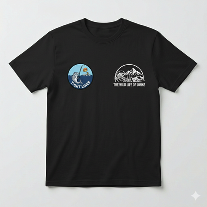 KIDS- The Wild Life Of Johns- TIGHT LINES Range Tshirts