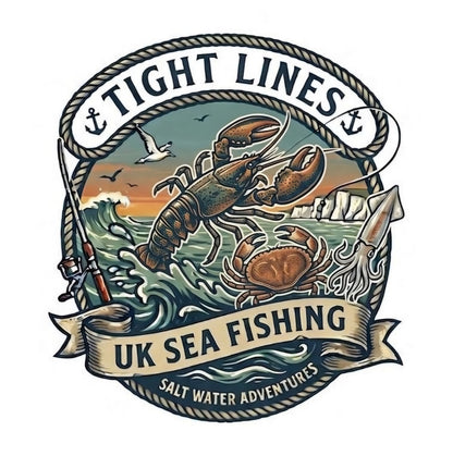 KIDS UK Sea Fishing: The "Tight Lines" Range Tshirts (Copy)
