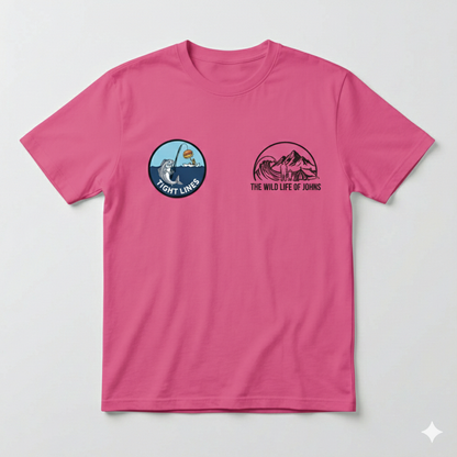 KIDS- The Wild Life Of Johns- TIGHT LINES Range Tshirts