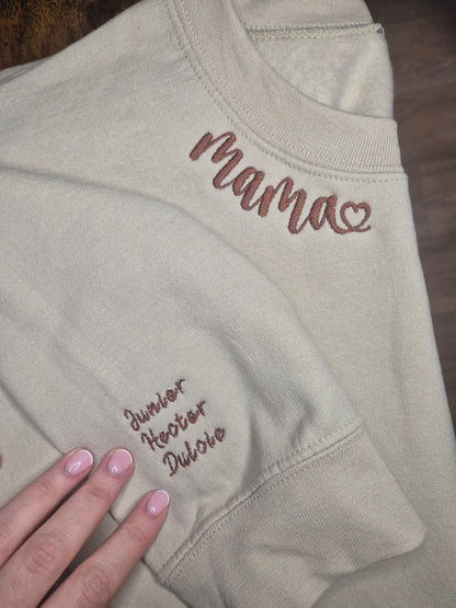 Personalised Mama sweatshirt