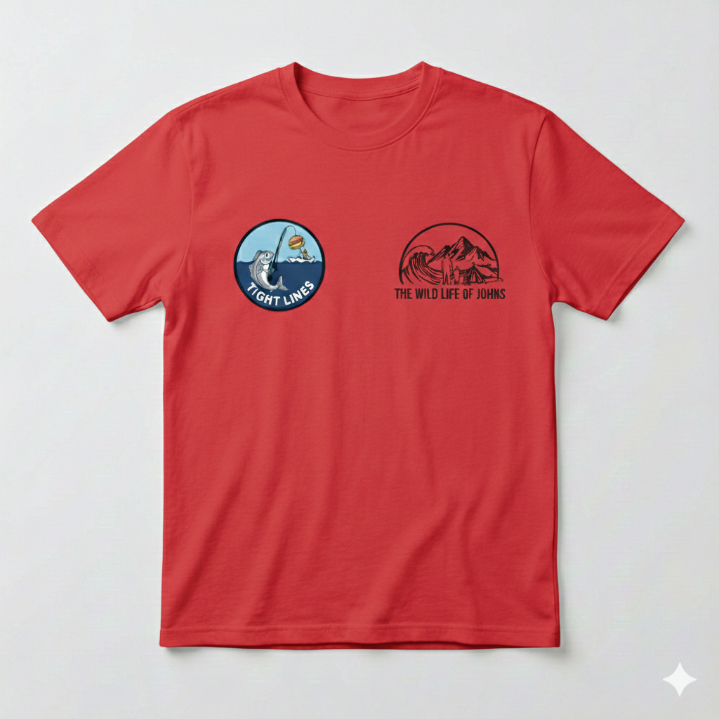 KIDS- The Wild Life Of Johns- TIGHT LINES Range Tshirts