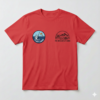 KIDS- The Wild Life Of Johns- TIGHT LINES Range Tshirts