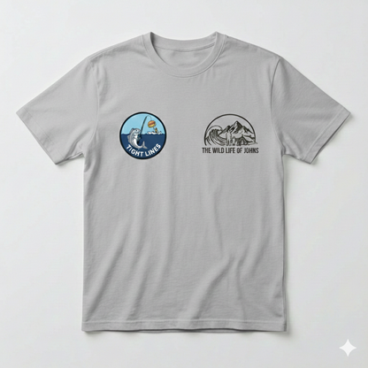 KIDS- The Wild Life Of Johns- TIGHT LINES Range Tshirts