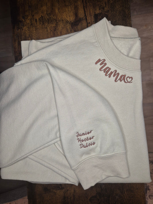 Personalised Mama sweatshirt
