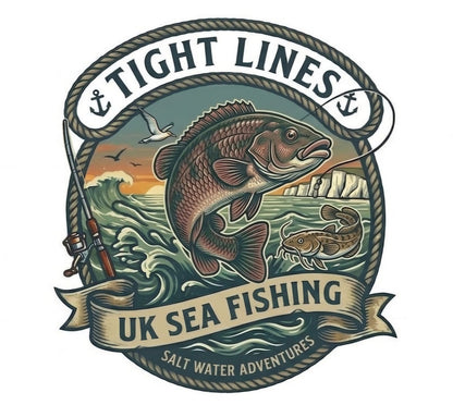 KIDS UK Sea Fishing: The "Tight Lines" Range Tshirts (Copy)