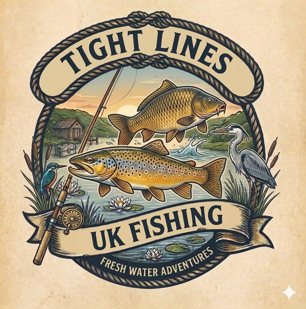 UK Fresh Water Fishing: The "Tight Lines" Range Tshirts