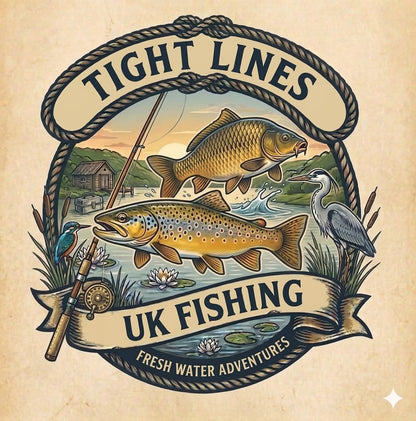 UK Fresh Water Fishing: The "Tight Lines" Range Tshirts
