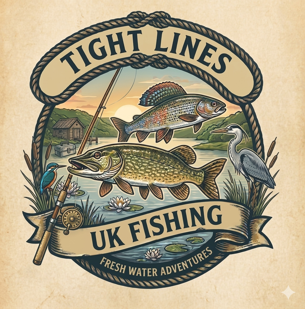UK Fresh Water Fishing: The "Tight Lines" Range Tshirts