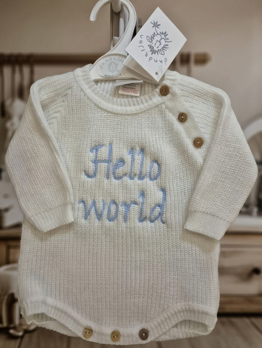 Embroidered Name Romper