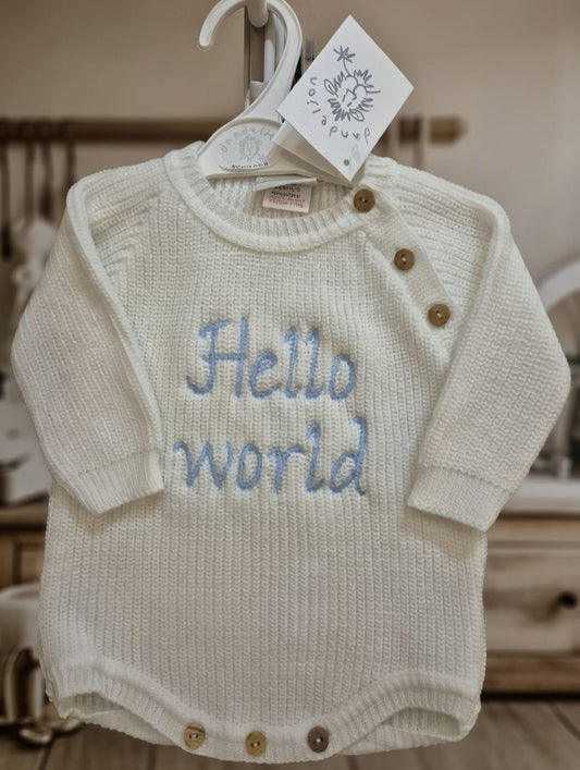 Embroidered Name Romper