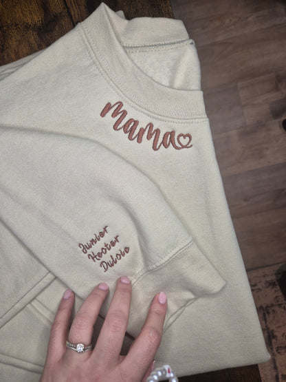 Personalised Mama sweatshirt