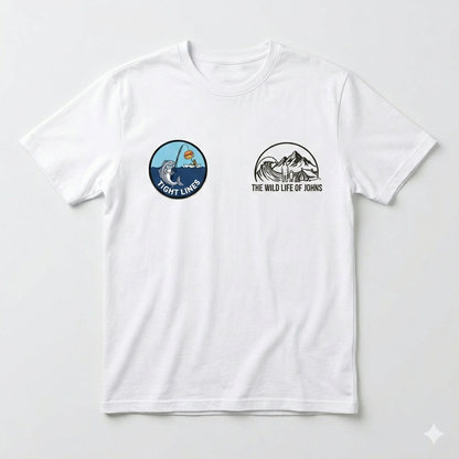 KIDS- The Wild Life Of Johns- TIGHT LINES Range Tshirts